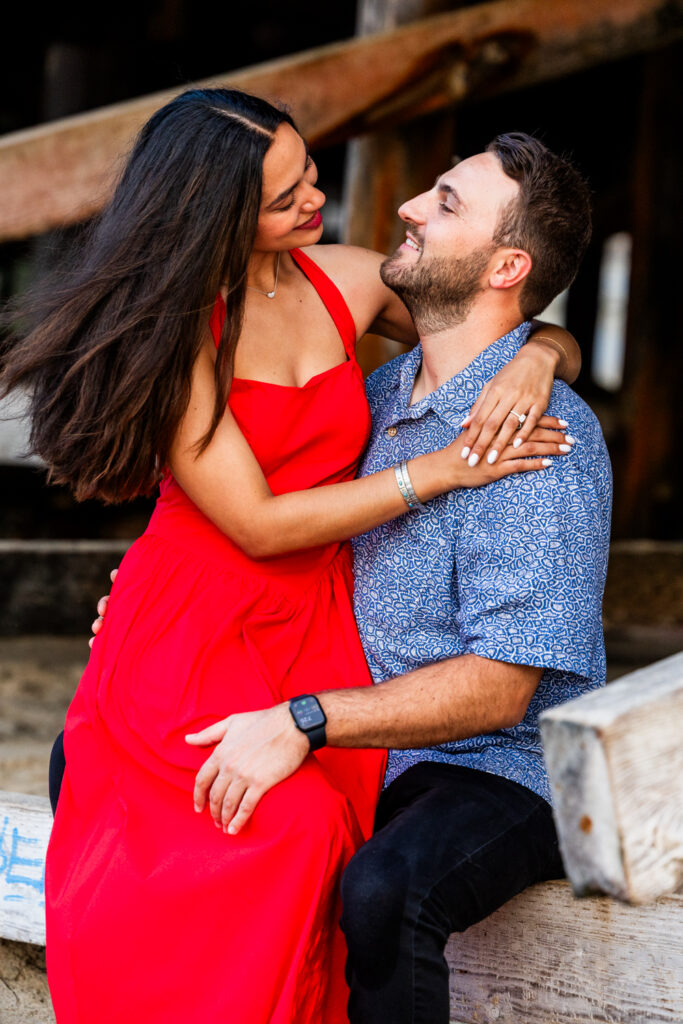 Pacific Beach Proposal Photographer: A Cross-Border Love Story at Crystal Pier san diego engagement photographers 2